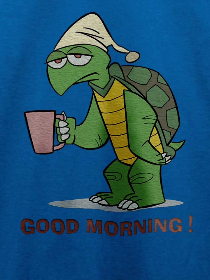 good-morning-turtle-t-shirt royal 4