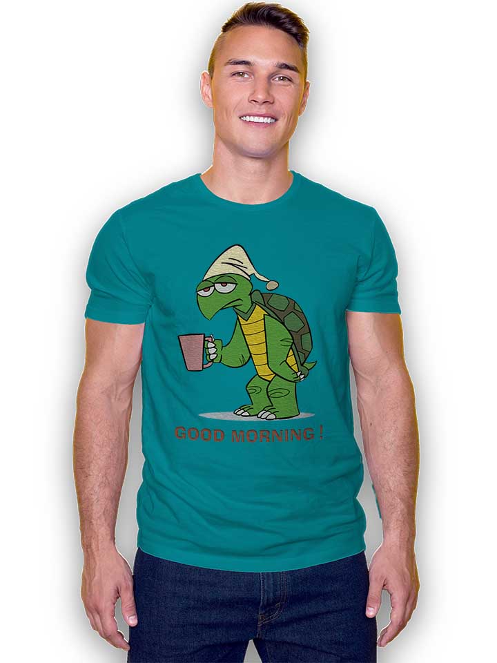 good-morning-turtle-t-shirt tuerkis 2