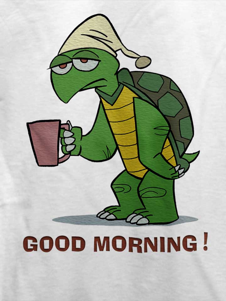 good-morning-turtle-t-shirt weiss 4