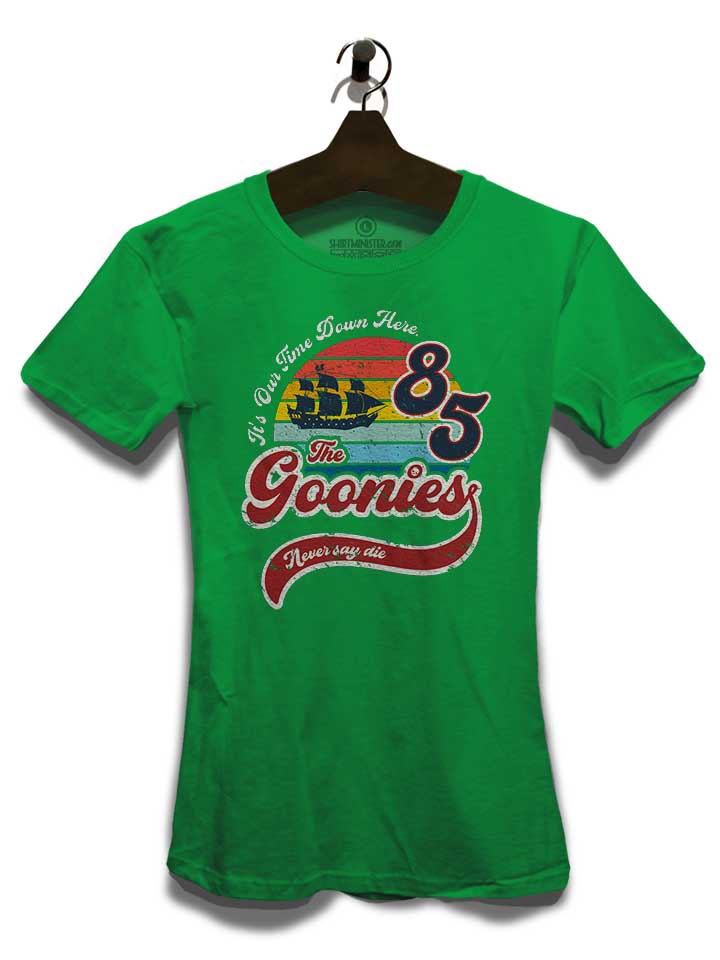 goonies-never-say-die-damen-t-shirt gruen 3
