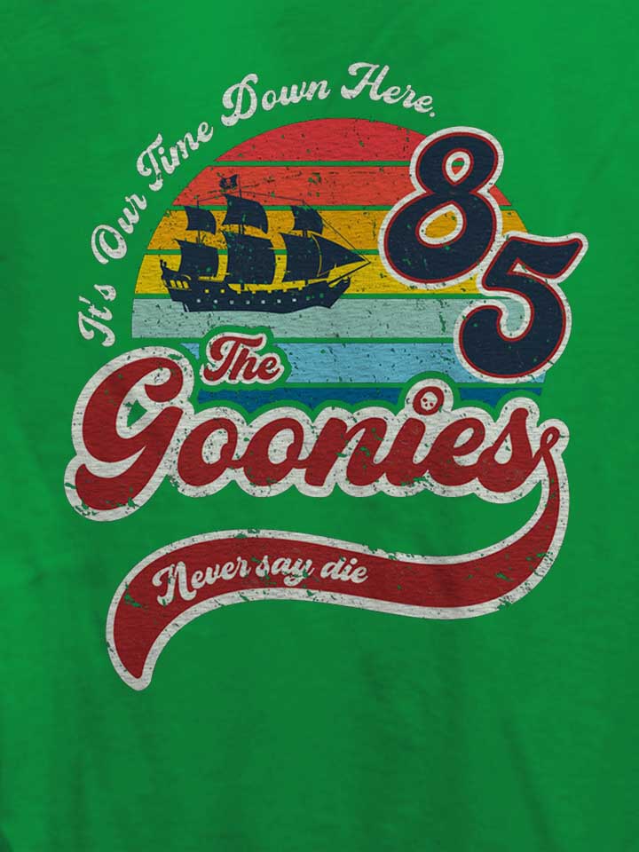 goonies-never-say-die-damen-t-shirt gruen 4