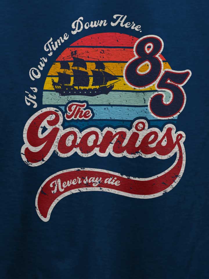 goonies-never-say-die-t-shirt dunkelblau 4