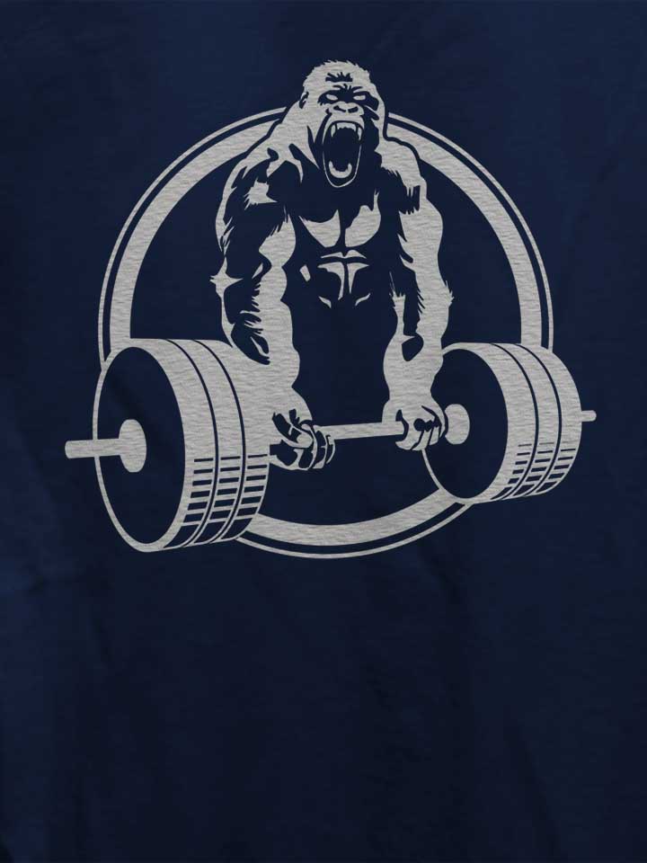 gorilla-lifting-fitness-damen-t-shirt dunkelblau 4
