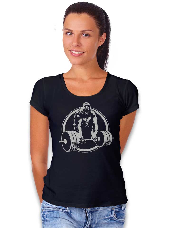 gorilla-lifting-fitness-damen-t-shirt schwarz 2