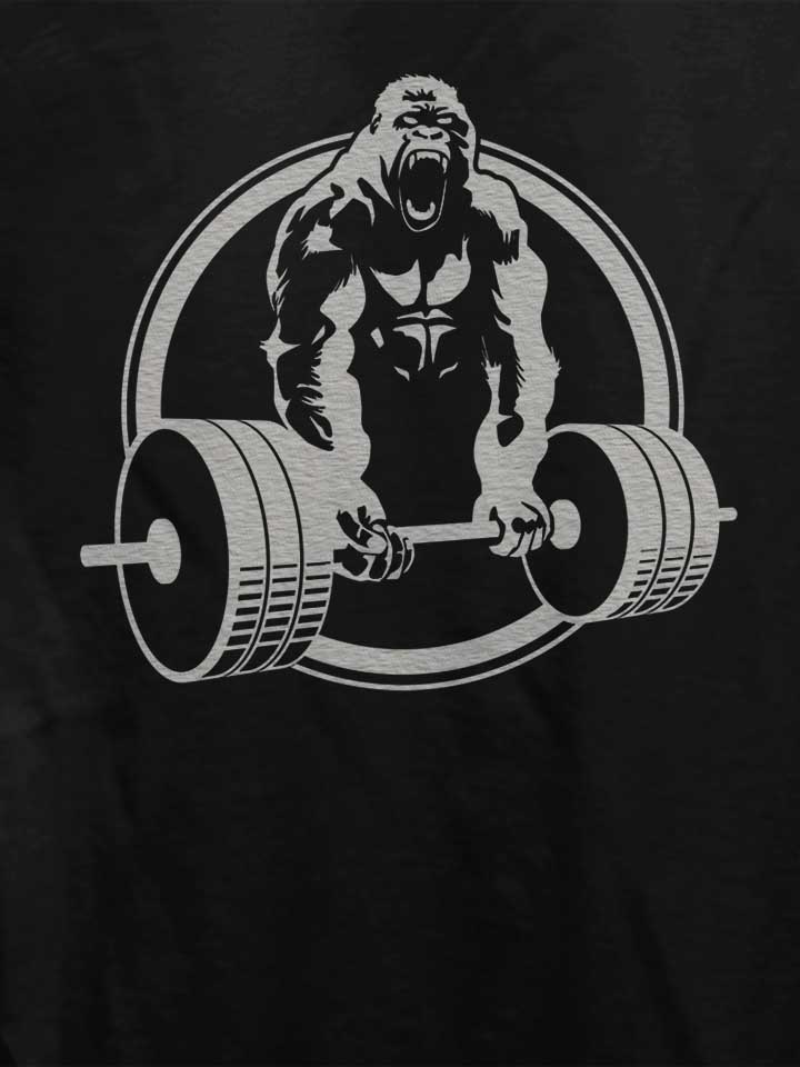 gorilla-lifting-fitness-damen-t-shirt schwarz 4