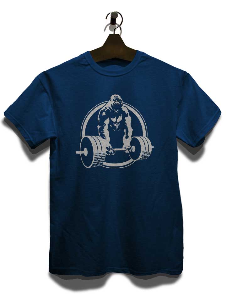 gorilla-lifting-fitness-t-shirt dunkelblau 3