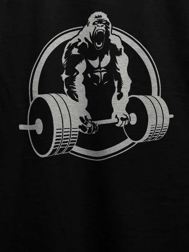 gorilla-lifting-fitness-t-shirt schwarz 4