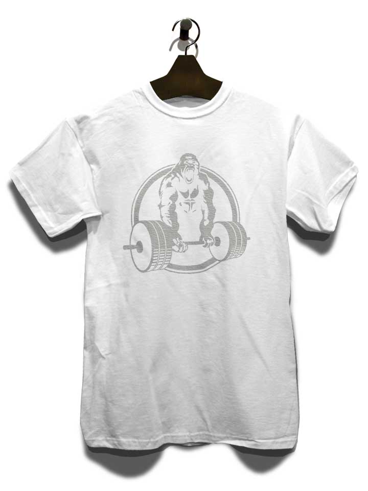 gorilla-lifting-fitness-t-shirt weiss 3