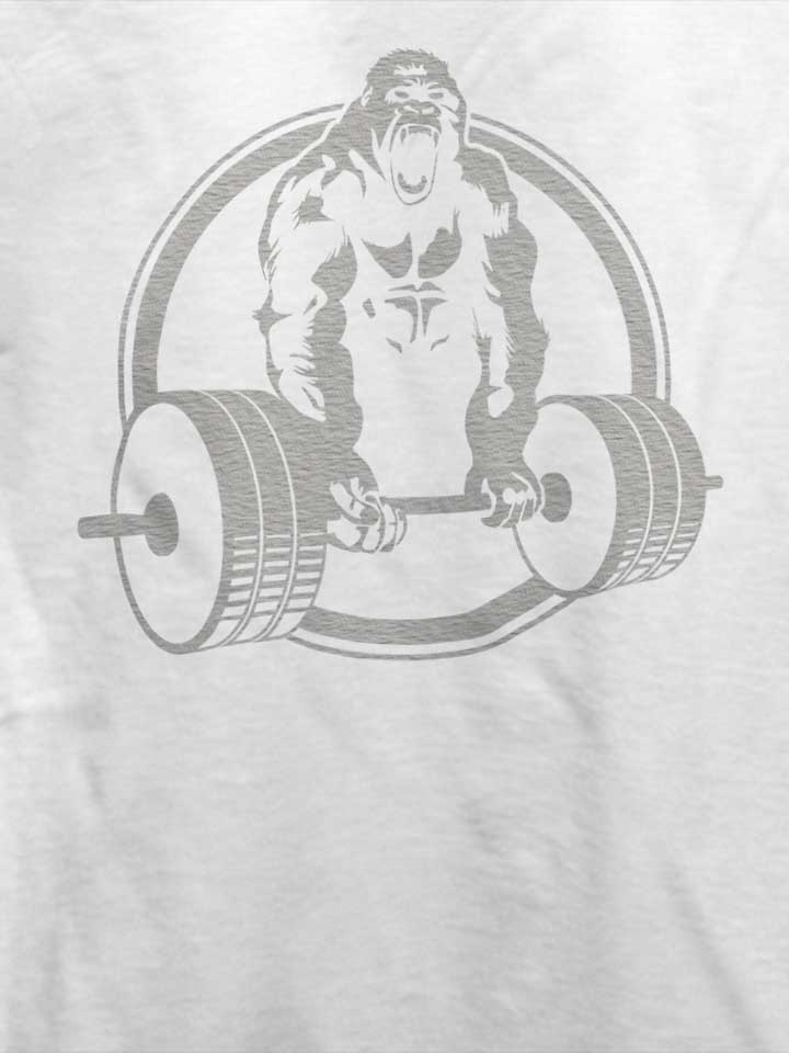 gorilla-lifting-fitness-t-shirt weiss 4