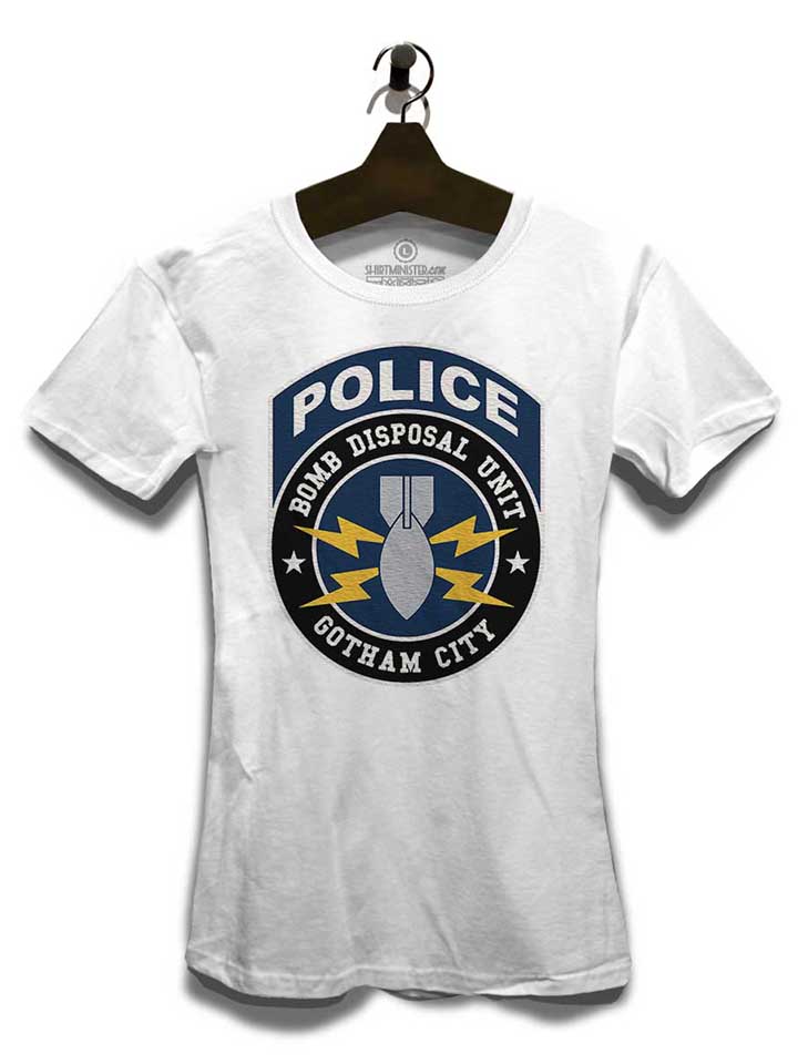 gotham-city-police-bomb-disposal-unit-damen-t-shirt weiss 3