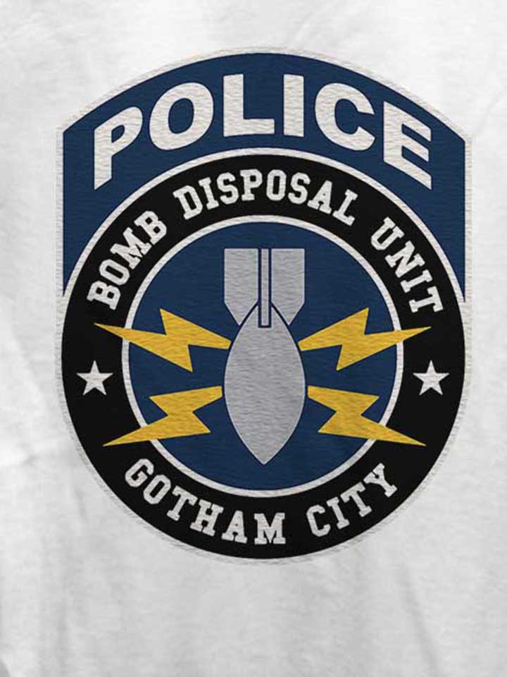 gotham-city-police-bomb-disposal-unit-damen-t-shirt weiss 4