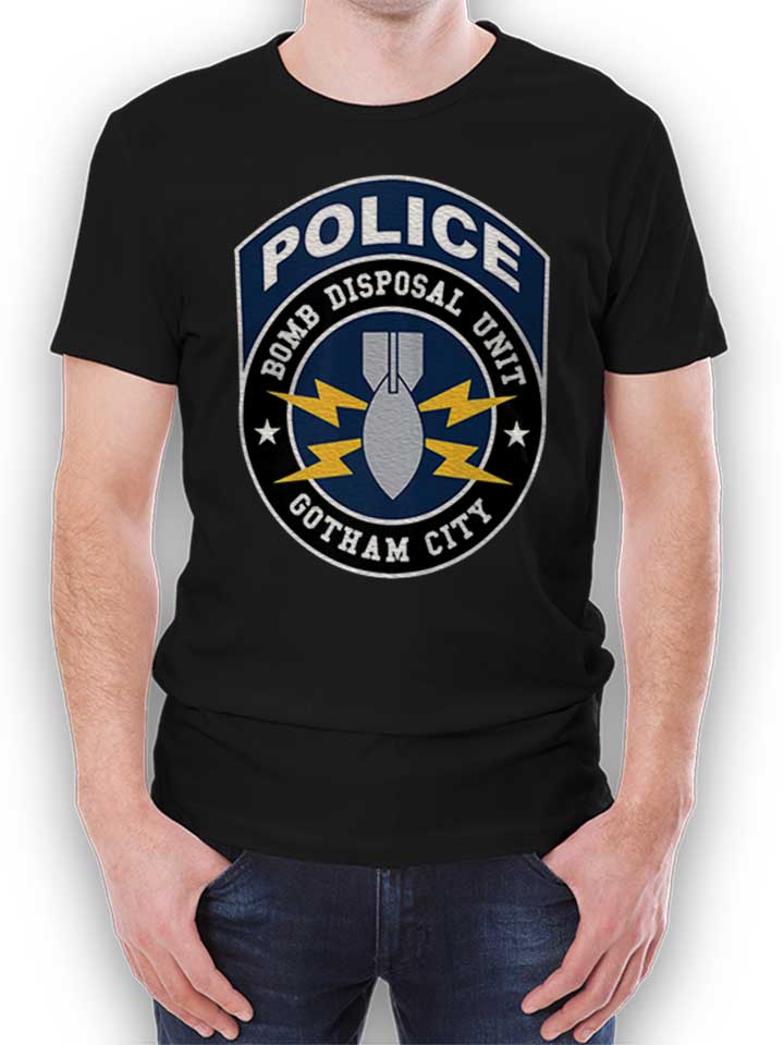Gotham City Police Bomb Disposal Unit T-Shirt black L