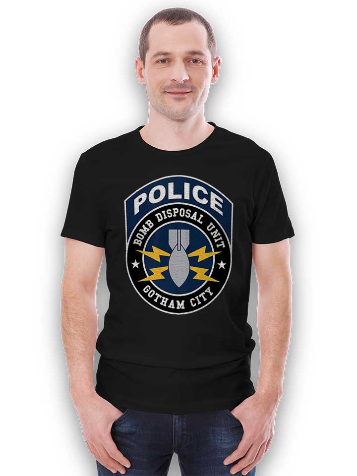 gotham-city-police-bomb-disposal-unit-t-shirt schwarz 2