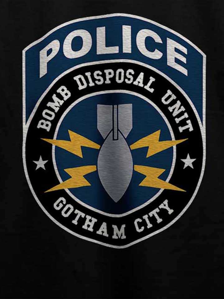 gotham-city-police-bomb-disposal-unit-t-shirt schwarz 4