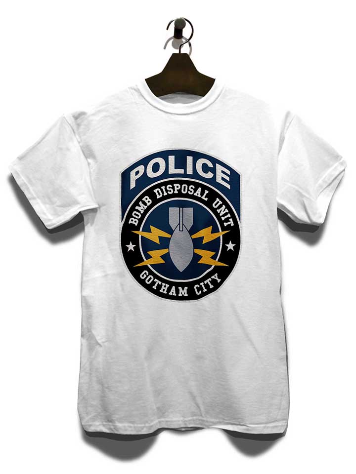 gotham-city-police-bomb-disposal-unit-t-shirt weiss 3