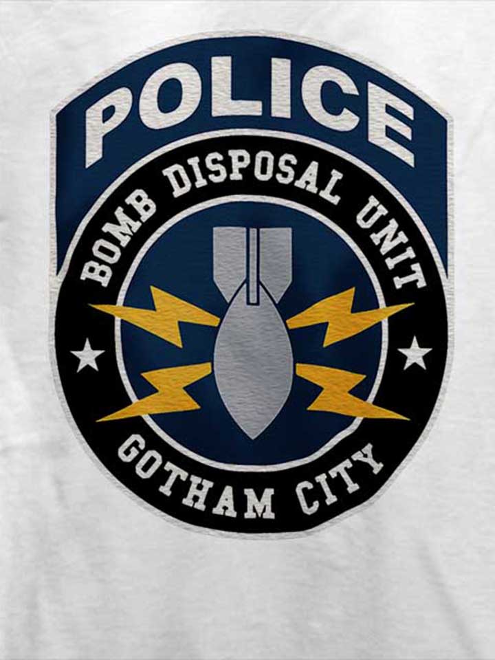 gotham-city-police-bomb-disposal-unit-t-shirt weiss 4