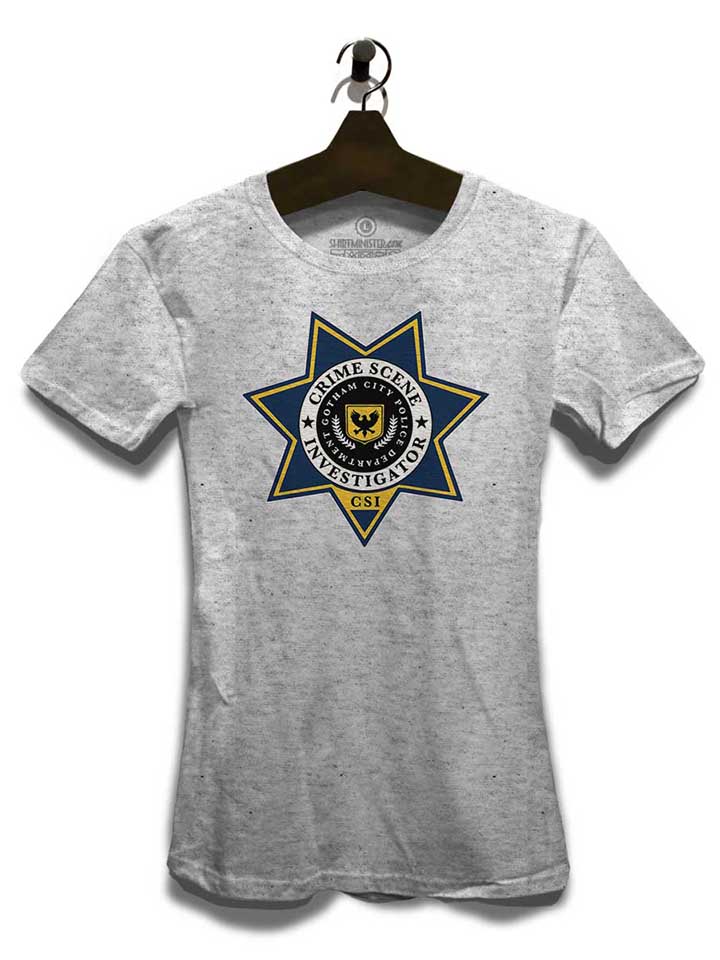 gotham-city-police-csi-damen-t-shirt grau-meliert 3
