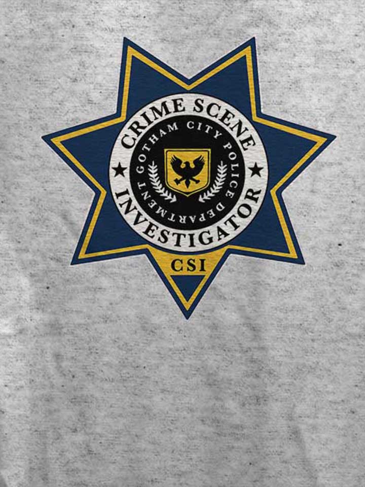 gotham-city-police-csi-damen-t-shirt grau-meliert 4