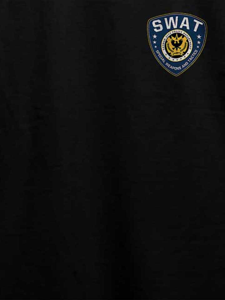gotham-city-police-swat-chest-print-t-shirt schwarz 4