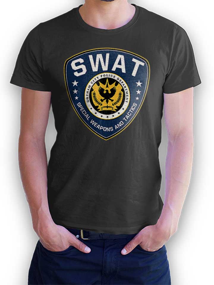 Gotham City Police Swat T-Shirt dark-gray L