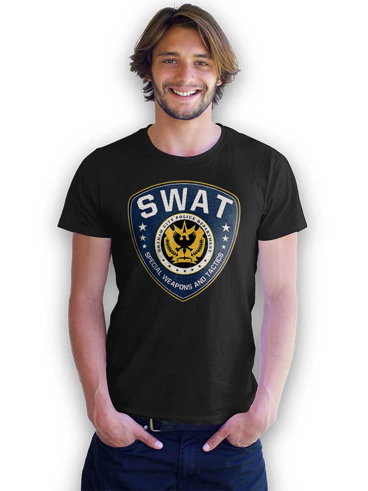 gotham-city-police-swat-t-shirt schwarz 2