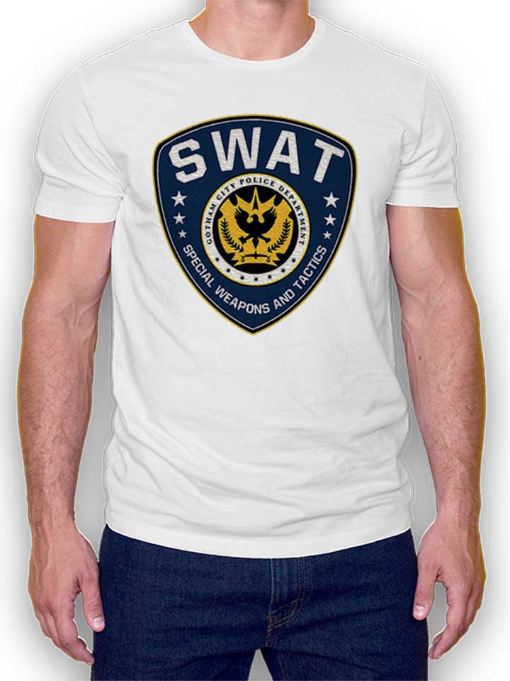 gotham-city-police-swat-t-shirt weiss 1