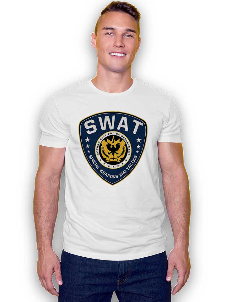 gotham-city-police-swat-t-shirt weiss 2