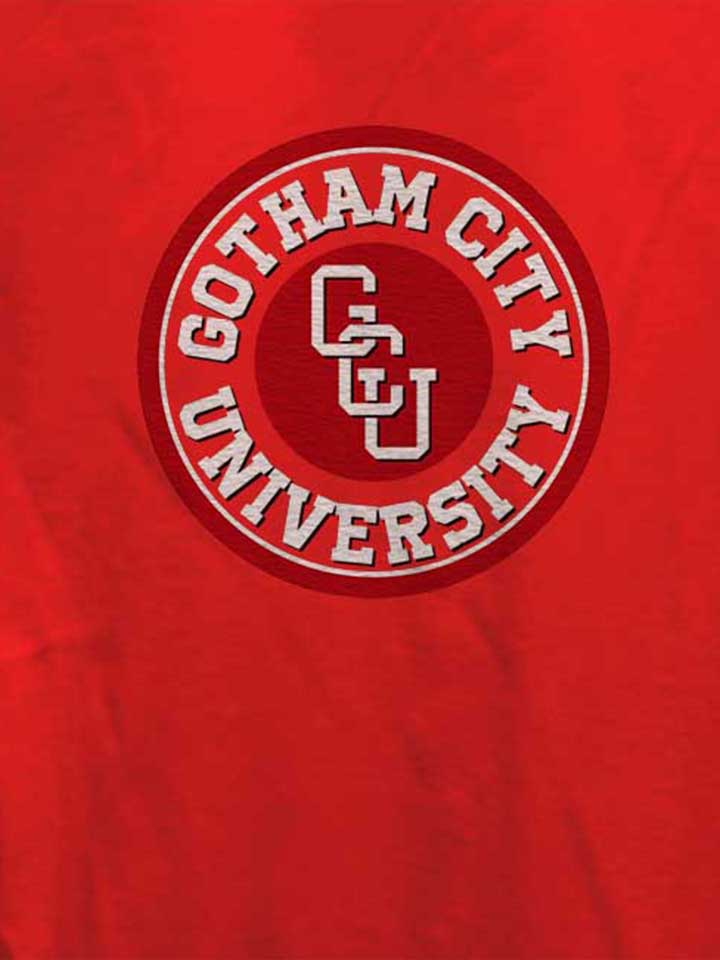gotham-city-university-damen-t-shirt rot 4