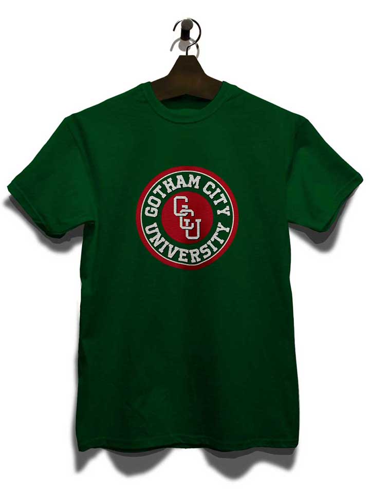 gotham-city-university-t-shirt dunkelgruen 3