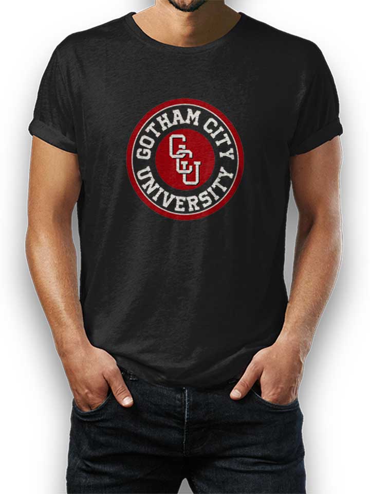 gotham-city-university-t-shirt schwarz 1
