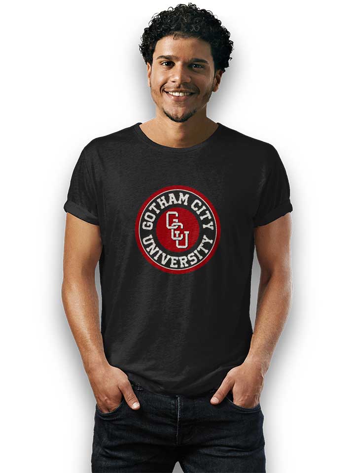 gotham-city-university-t-shirt schwarz 2