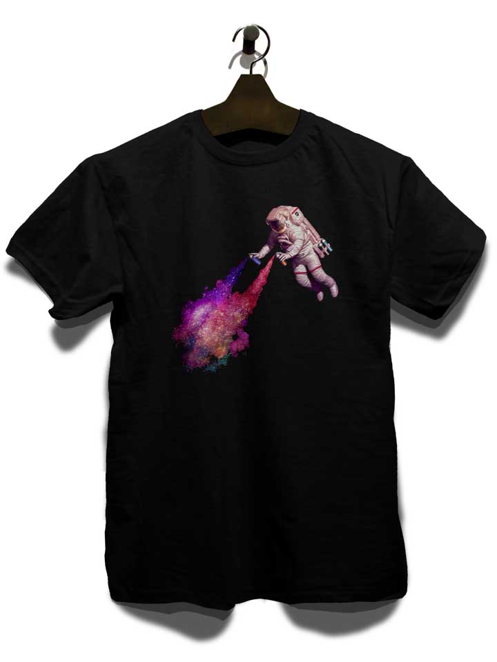 graffiti-astronaut-t-shirt schwarz 3