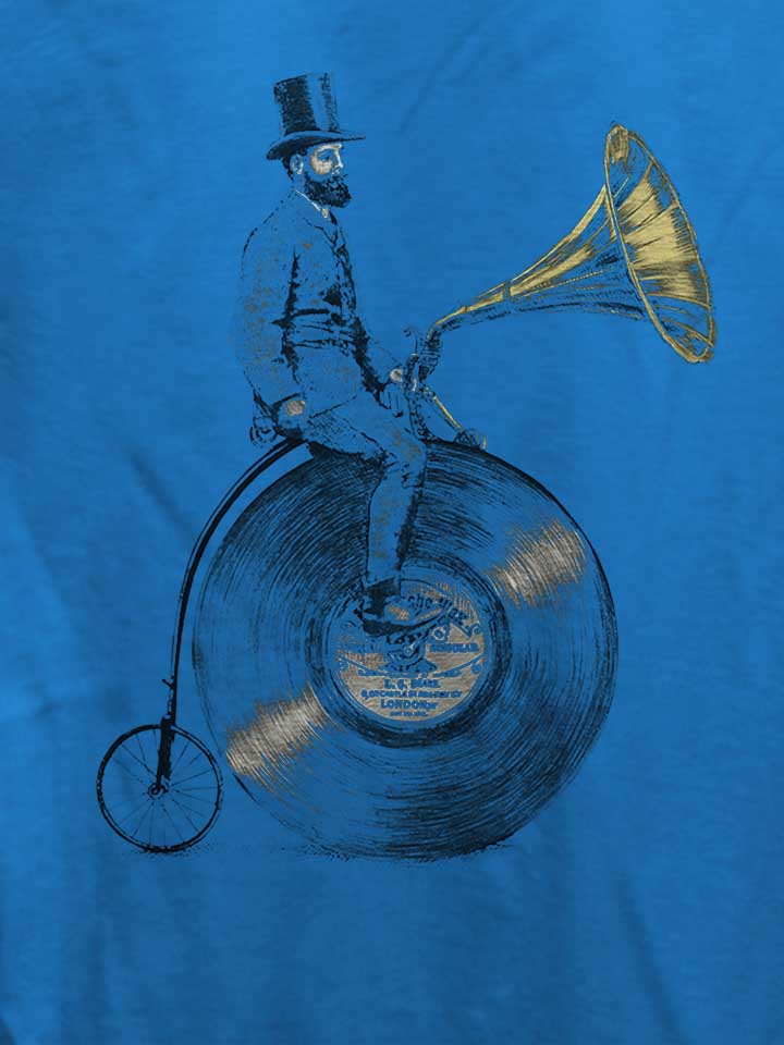 gramophon-rider-damen-t-shirt royal 4