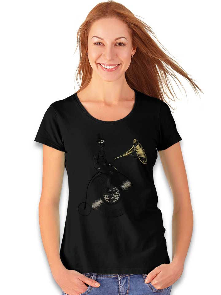 gramophon-rider-damen-t-shirt schwarz 2