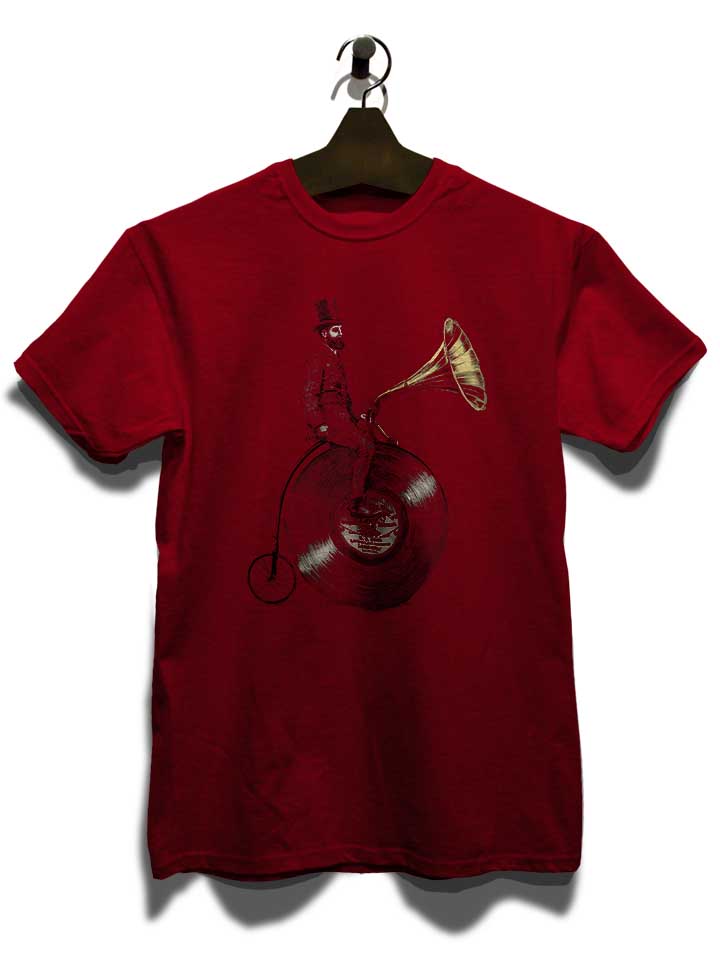 gramophon-rider-t-shirt bordeaux 3