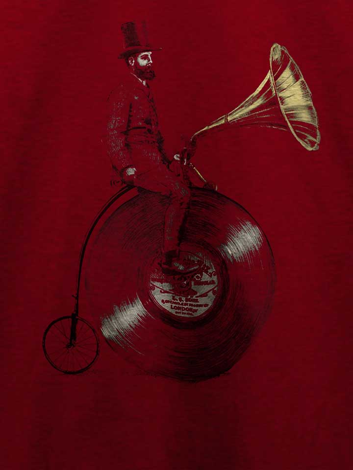 gramophon-rider-t-shirt bordeaux 4