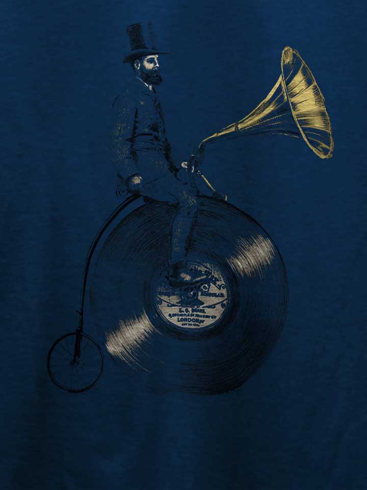 gramophon-rider-t-shirt dunkelblau 4