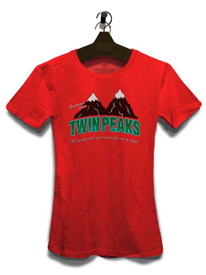 greeting-twin-peaks-damen-t-shirt rot 3