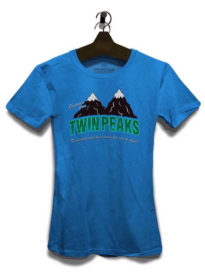 greeting-twin-peaks-damen-t-shirt royal 3