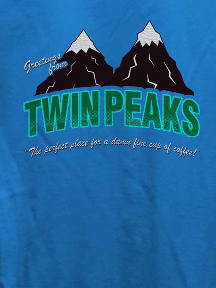 greeting-twin-peaks-damen-t-shirt royal 4