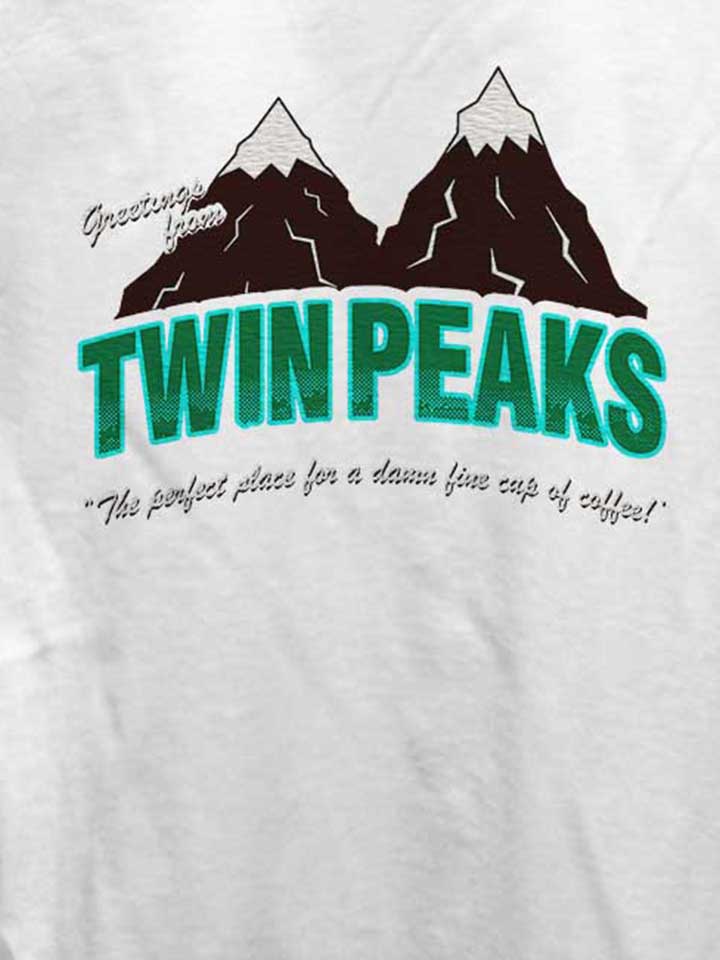 greeting-twin-peaks-damen-t-shirt weiss 4