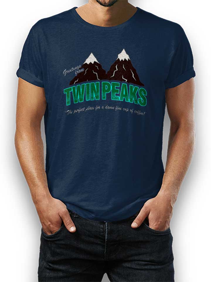 greeting-twin-peaks-t-shirt dunkelblau 1