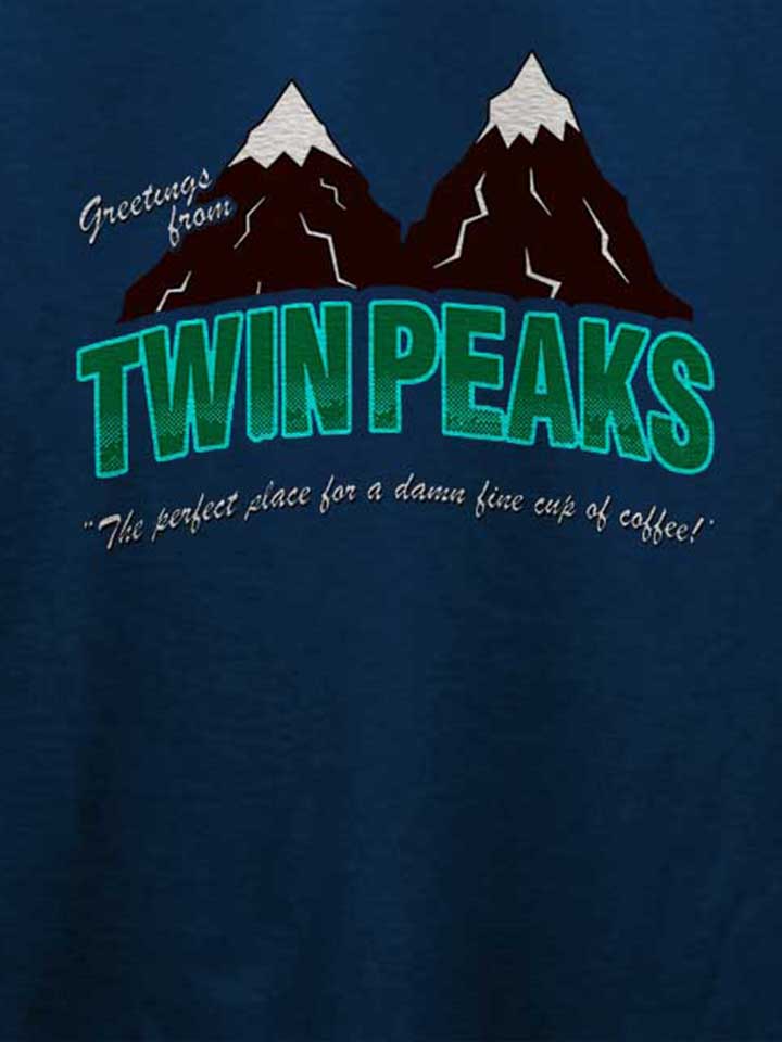 greeting-twin-peaks-t-shirt dunkelblau 4