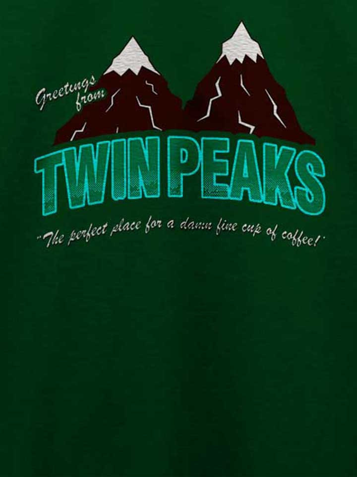 greeting-twin-peaks-t-shirt dunkelgruen 4
