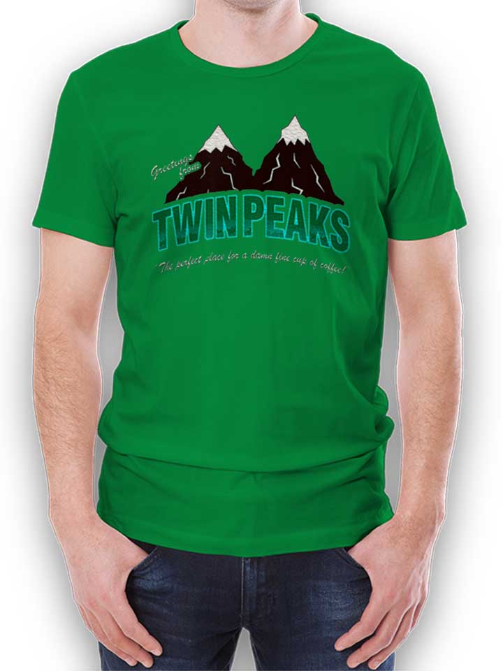 greeting-twin-peaks-t-shirt gruen 1