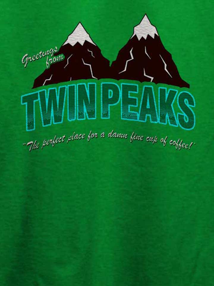 greeting-twin-peaks-t-shirt gruen 4