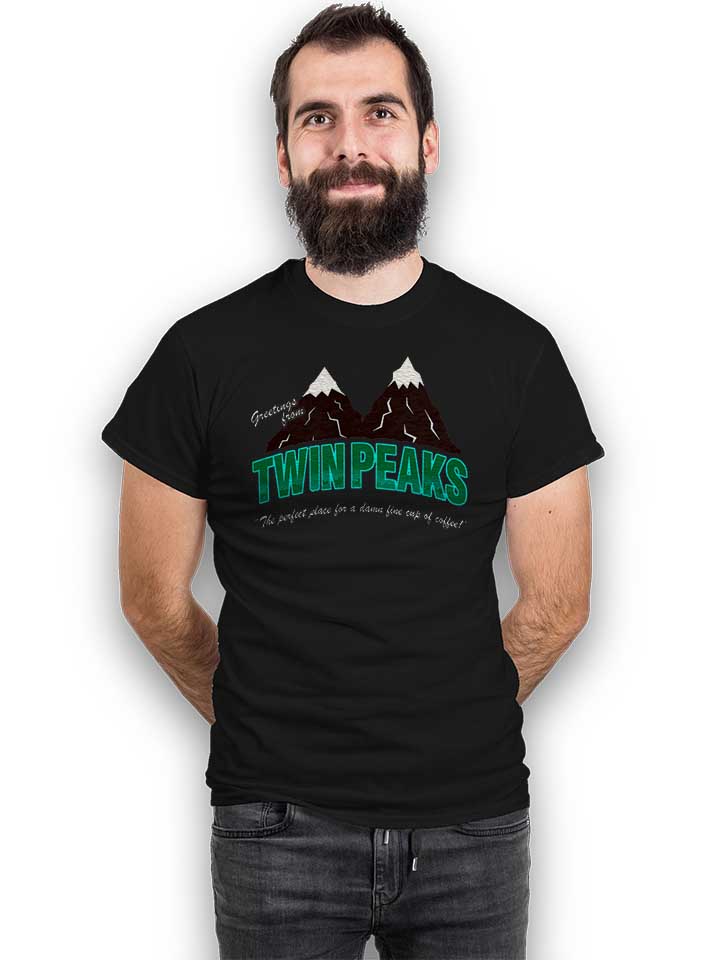 greeting-twin-peaks-t-shirt schwarz 2