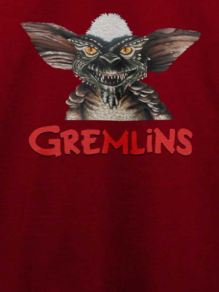 gremlins-t-shirt bordeaux 4
