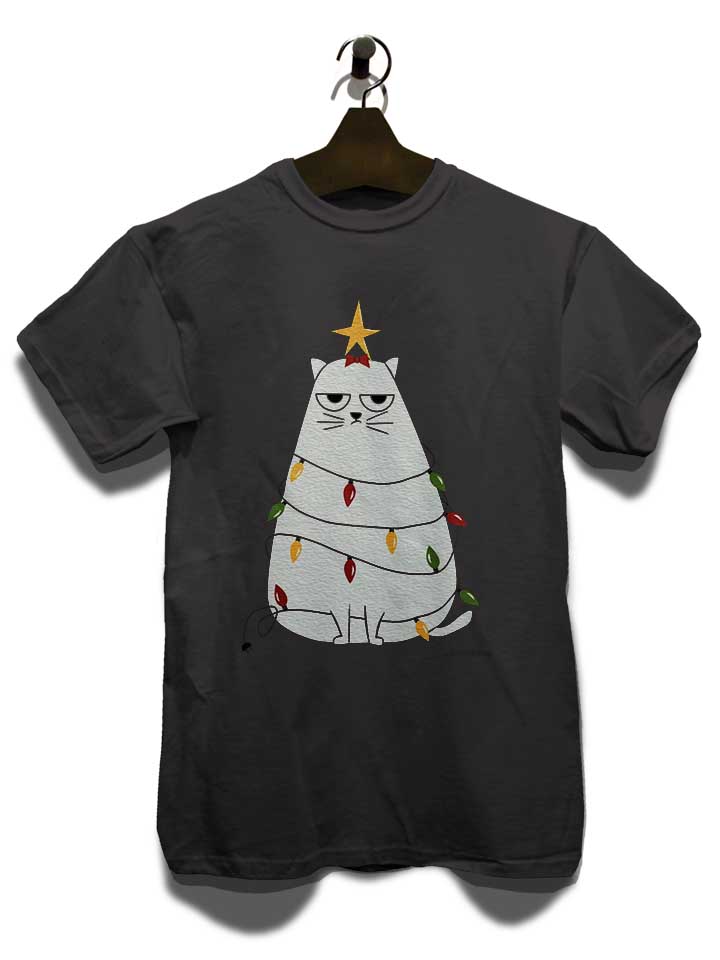 grumpy-christmas-cat-t-shirt dunkelgrau 3