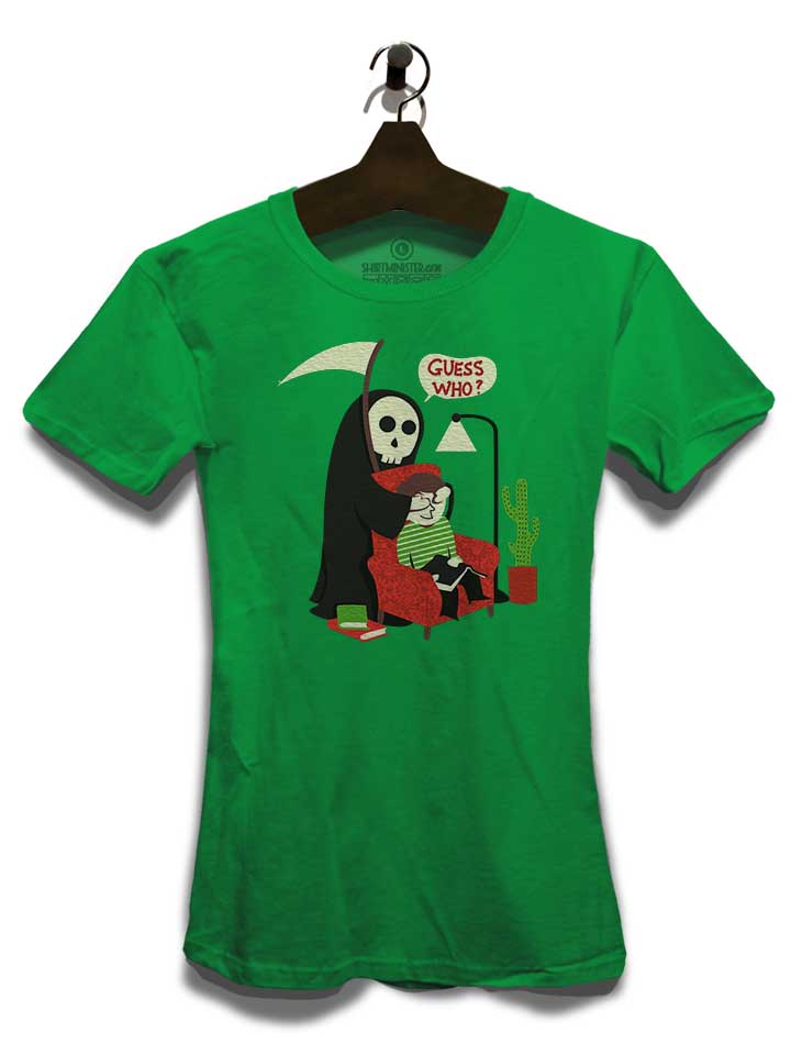 guess-who-skeleton-damen-t-shirt gruen 3